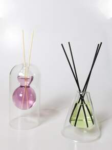 1入組雙層玻璃花瓶香薰瓶家庭裝飾房間裝飾現代婚禮裝飾水培花盆玻璃容器工藝裝飾物 - 無色 - 查看 9