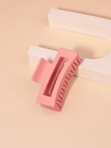 3 件装哑光大爪发夹，混合颜色，中性矩形发夹，适合女士和女孩的发型配件 - 彩色 - 查看 3