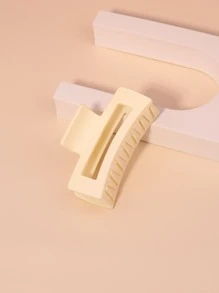 3 件装哑光大爪发夹，混合颜色，中性矩形发夹，适合女士和女孩的发型配件 - 彩色 - 查看 4