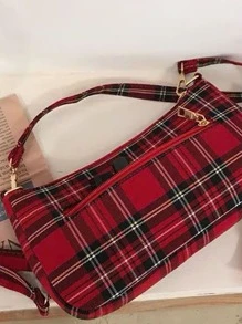 英倫風格復古單肩包/腋下包，聖誕節禮品