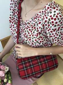 英倫風格復古單肩包/腋下包，聖誕節禮品