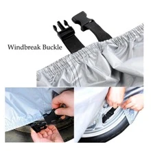 1pc Black Rainproof, Sunscreen, Dust-proof Cover For Motorcycle/bicycle - Black - View 5