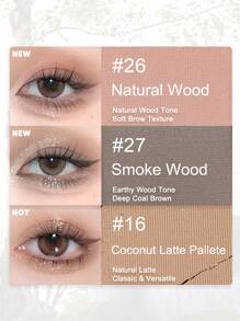 JUDYDOLL 7 Shades Eyeshadow Palette, Includes Eyeshadow, Blush, Highlighter & Contour - Cement Earthy Tones, Versatile Palette For Face Makeup, Unique Gift Idea For Friends, Girlfriends, Suitable For Wedding, Bachelorette Party, Natural Daily Wear, Sweet Makeup, Blood Tone Makeup, Date Makeup - 彩色 - 查看 5