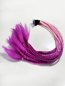 Coleta Trenzas Decorativas Para Casco Del Mujer Y Hombre - Morado - Ver 3