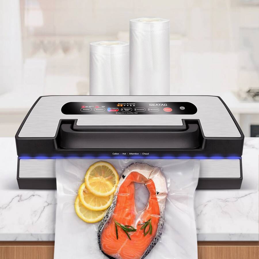 Vacuum Sealer Machine, SEATAO 90Kpa Food Vacuum Sealer Machine