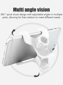 1 Cái Cổ Treo Người Slouchy Người Giữ Điện Thoại Di Động Cổ Treo Tay Người Slouchy Người Giữ 360° Kính thiên văn Giá đỡ Slouchy linh hoạt Giá đỡ điện thoại di động cho điện thoại thông minh IPad Máy tính bảng IPhone Giá đỡ Samsung Slouchy - màu đen - Xem 4