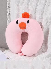 1pc U-Shaped Neck Pillow, Cervical Pillow, Cute Neck Rest Pillow For Office Nap, Airplane Travel - Purple - View 10