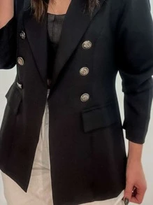 Women Trench Coats - Black - View 2