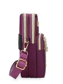 随机位置 气球 手机包 斜挎包 2023 韩版时尚迷你包 手机壳 颈包 零钱包 (竖款) 迷你手机钱包 金属和索环 孔眼装饰 可调节肩带 日常钱包 单肩包 手机壳 斜挎包 手机包 手拿包 手机壳 包 礼物 礼物 女士钱包 女士钱包 女士礼物 女士钱包 - 紫色 - 查看 6