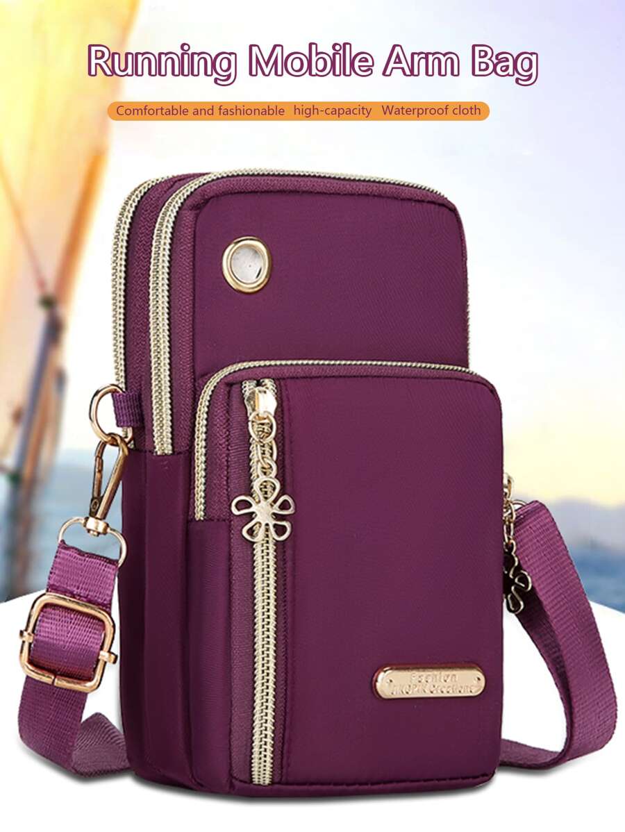 随机位置 气球 手机包 斜挎包 2023 韩版时尚迷你包 手机壳 颈包 零钱包 (竖款) 迷你手机钱包 金属和索环 孔眼装饰 可调节肩带 日常钱包 单肩包 手机壳 斜挎包 手机包 手拿包 手机壳 包 礼物 礼物 女士钱包 女士钱包 女士礼物 女士钱包 - 紫色 - 查看 1