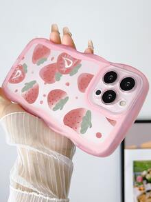 Mẫu Dâu tây Ốp lưng & bao da điện thoại - Hồng - Xem 5