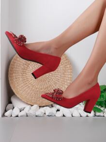 Women's Wedding Shoes - Red - View 4