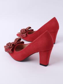 Women's Wedding Shoes - Red - View 8