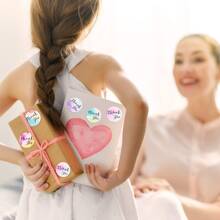 500入/捲謝謝您裝飾貼紙標籤,適用於手工藝品包裝密封 - 彩色 - 查看 3