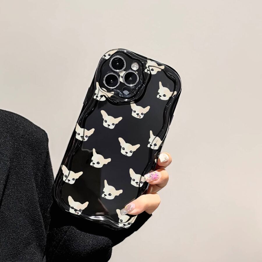 Dog Pattern Phone Case - Multicolor - View 1