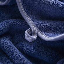 1set Lovely Cartoon Rabbit Head Towel And Bath Towel 2pcs/set - Cute Rabbit/Deep Blue - View 9