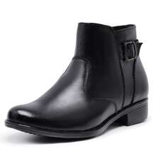 Women Fashion Boots - 黑色 - 查看 1
