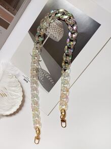 1pc Acrylic Bag Shoulder Strap - Clear - View 4