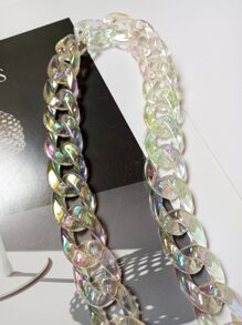 1pc Acrylic Bag Shoulder Strap - Clear - View 2
