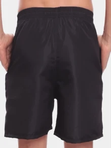 Men Shorts - 黑色 - 查看 2