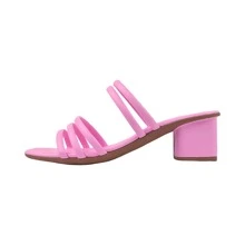 Women Heeled Sandals - 玫瑰金 - 查看 2