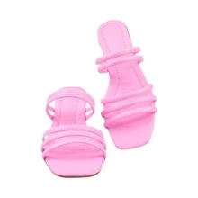 Women Heeled Sandals - 玫瑰金 - 查看 6