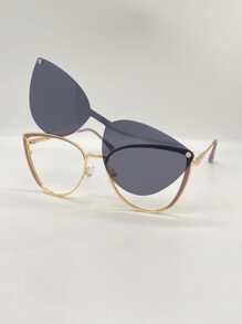 Women's Eyeglass Frames - 淺灰紫 - 查看 1