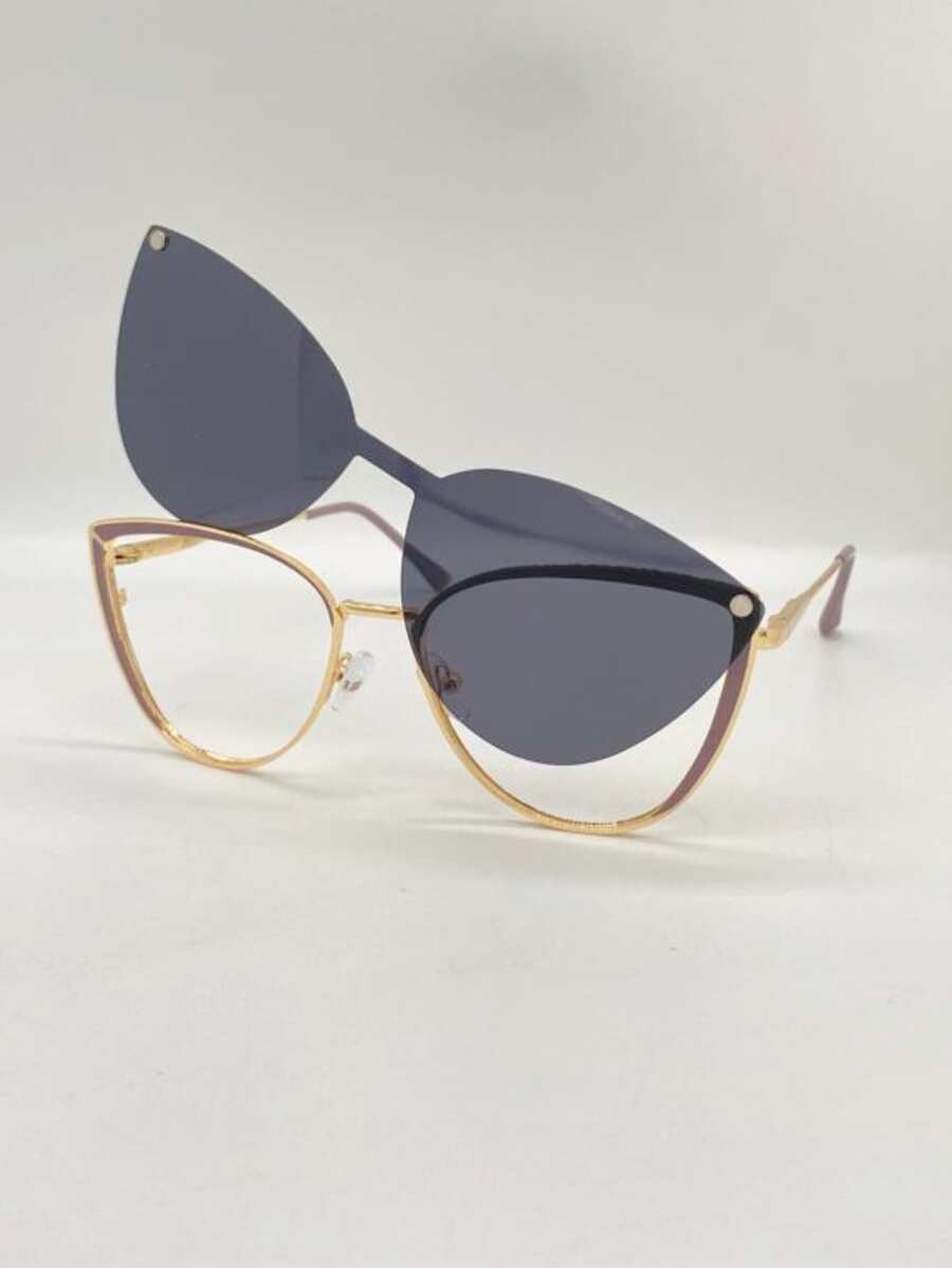 Women's Eyeglass Frames - 淺灰紫 - 查看 1