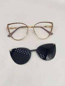 Women's Eyeglass Frames - 淺灰紫 - 查看 4