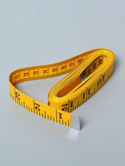 1 vnt. / 2 vnt. / 3 vnt. / 4 vnt. / 8 vnt. / 10 vnt. 300 cm / 120 colių storio siuvimo matavimo juosta, geltona siuvėjo liniuotės matavimo juosta