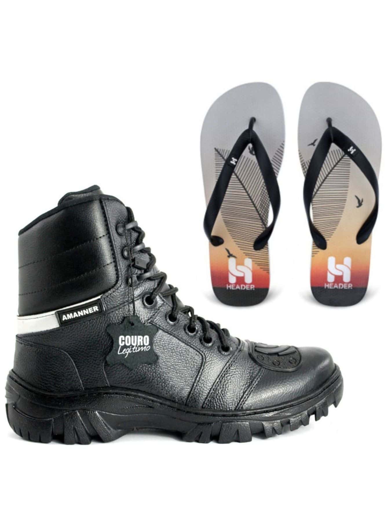 Men Boots - 銀色 - 查看 1