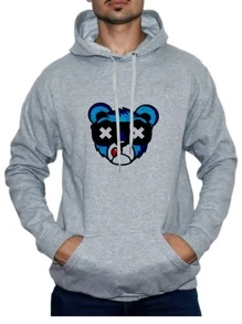 Men Sweatshirts - Xám - Xem 1