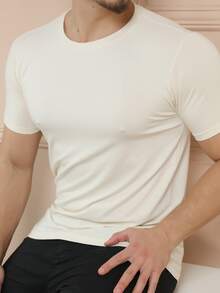 Men T-Shirts - Beige - View 4