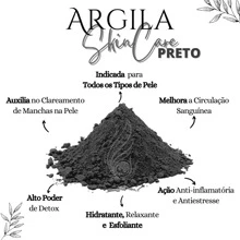 Argila Skincare - mascara facial esfoliante hidratante controle oleosidade 10 Pacotes 5 CORES DAS MAIS PROCURADAS Branca Verde Rosa Dourada Preta - Multicolorido - Visão 5