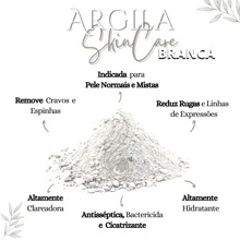 Argila Skincare - mascara facial esfoliante hidratante controle oleosidade 10 Pacotes 5 CORES DAS MAIS PROCURADAS Branca Verde Rosa Dourada Preta - Multicolorido - Visão 3
