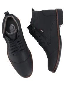 Men Boots - 黑色 - 查看 2