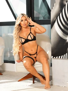 Women Sexy Lingerie - Black - View 1