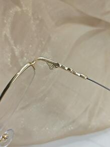 1 قطعة نظارات شمسية عصرية مربعة للجنسين، نظارات شفافة إكسسوارات للنساء