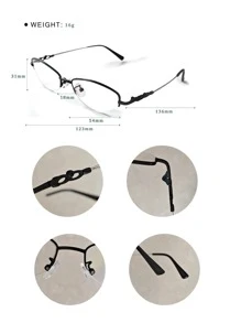 1 قطعة نظارات شمسية عصرية مربعة للجنسين، نظارات شفافة إكسسوارات للنساء