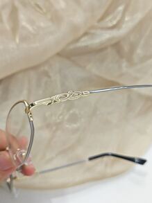 1 قطعة نظارات شمسية عصرية مربعة للجنسين، نظارات شفافة إكسسوارات للنساء