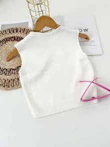 Women Knit Tops - 白色 - 查看 6