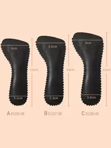 1 Pair Black Non-Slip Breathable Shock Absorbing Sweat-Wicking 7/8 Insoles For High Heels, Back To School Supplies, Boots Accessories For Shoes For Women, For Outdoor, Sport, Travel, Household, Office, School