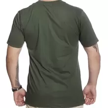 Men T-Shirts - 軍綠色 - 查看 2