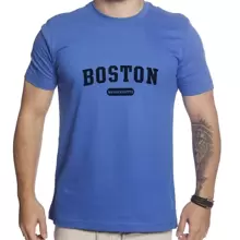 Men T-Shirts - 藍色 - 查看 1