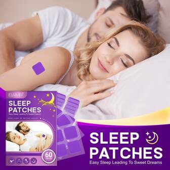 Sleep Patches Valerian 60 Pcs, Fall Asleep Quickly, Sleep Well All Night