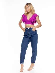 Women Tank Tops & Camis - Màu Hoa hồng đỏ - Xem 4