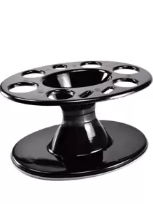 Suporte Para Escovas De Cabelo Tesouras E Pentes Barbeiro - Preto - Visão 1