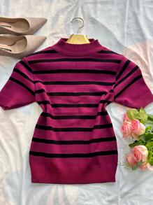 Women Sweaters - 紫色 - 查看 4