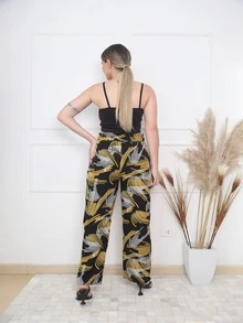 Women Pants - 黑色 - 查看 2