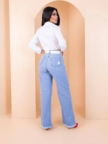 Women Jeans - Rửa nhẹ - Xem 5